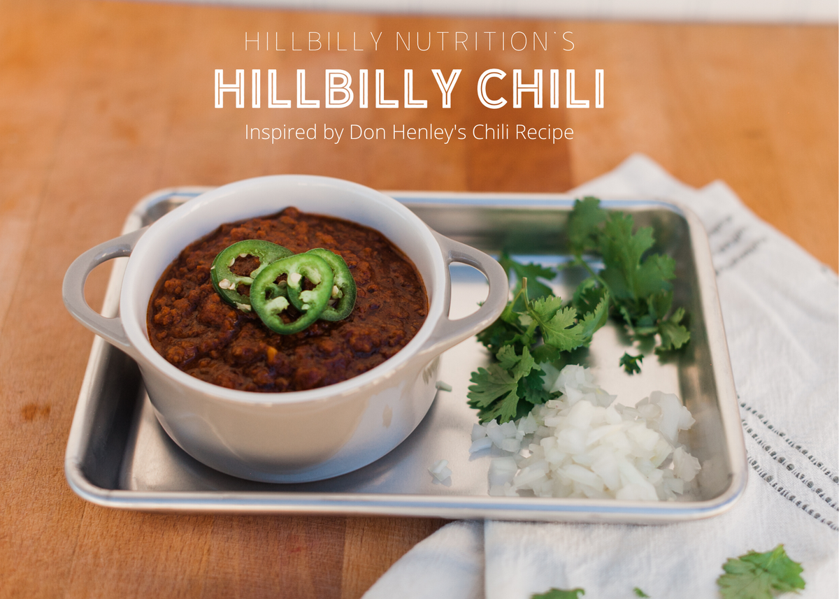 Hillbilly Chili – Hillbilly Nutrition