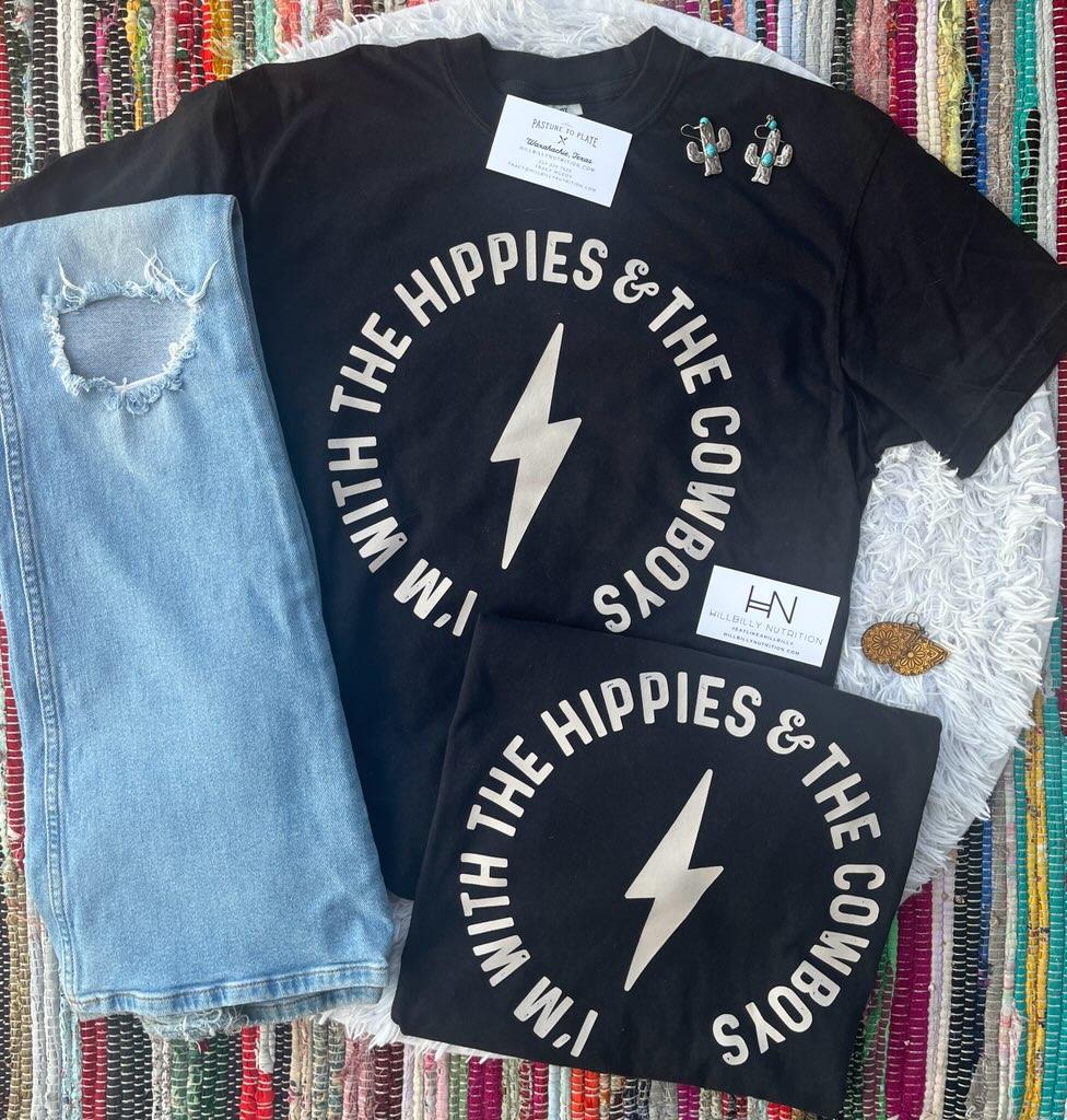 I'm with the Hippies T-shirt