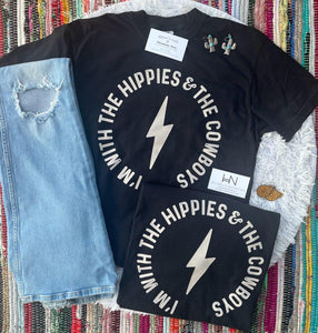 I'm with the Hippies T-shirt