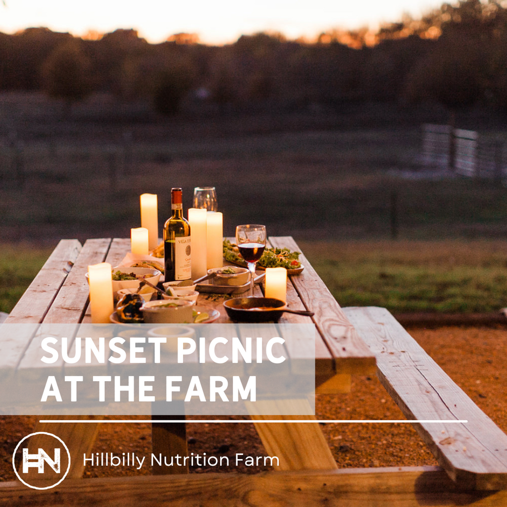 Sunset Picnic at the Farm