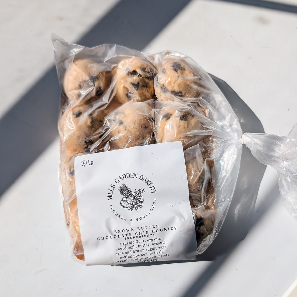 Sourdough Take & Bake Brown Butter Chocolate Chip Cookie Dough