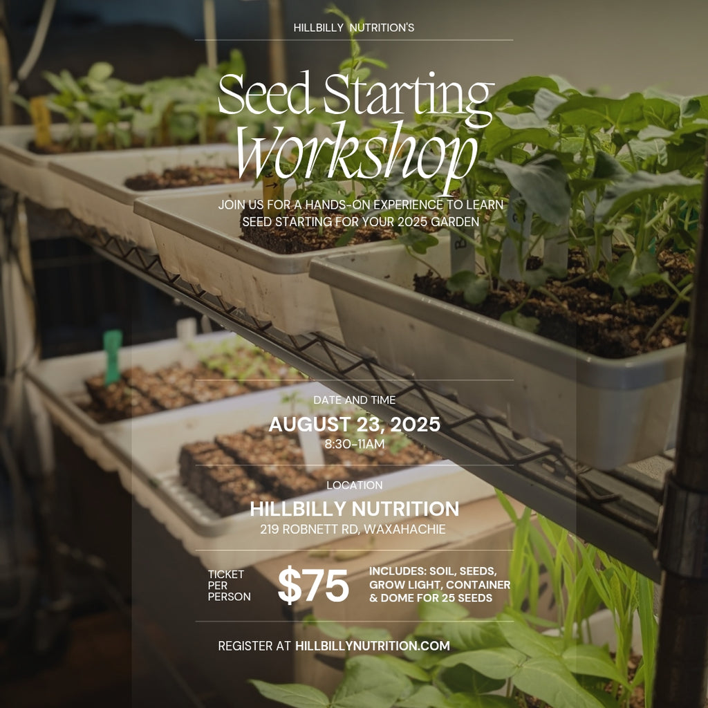 August 23rd Fall Seed Starting Class