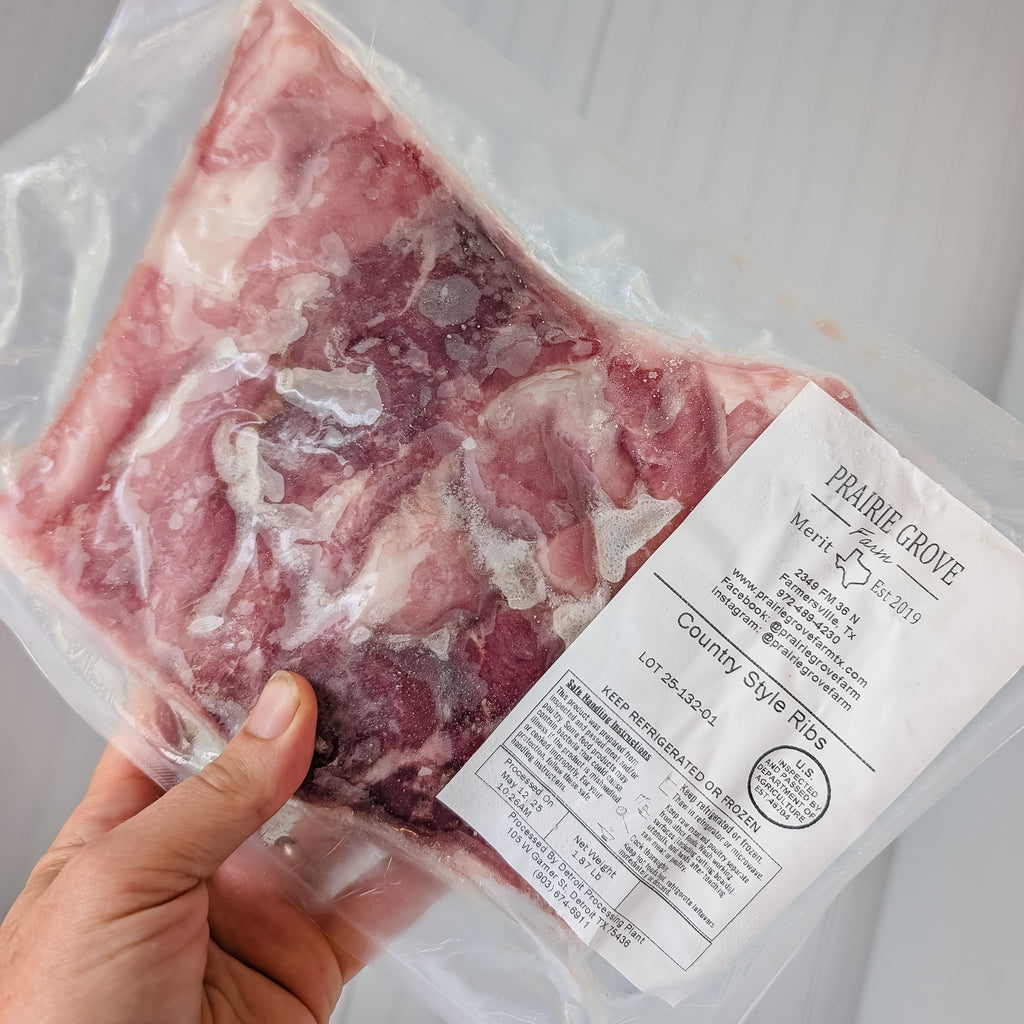 Country Style Ribs from Prairie Grove Farm