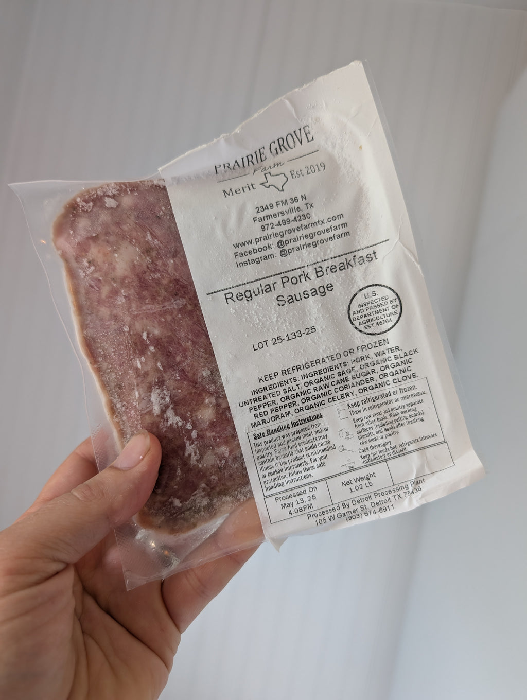Breakfast Sausage from Prairie Grove Farm