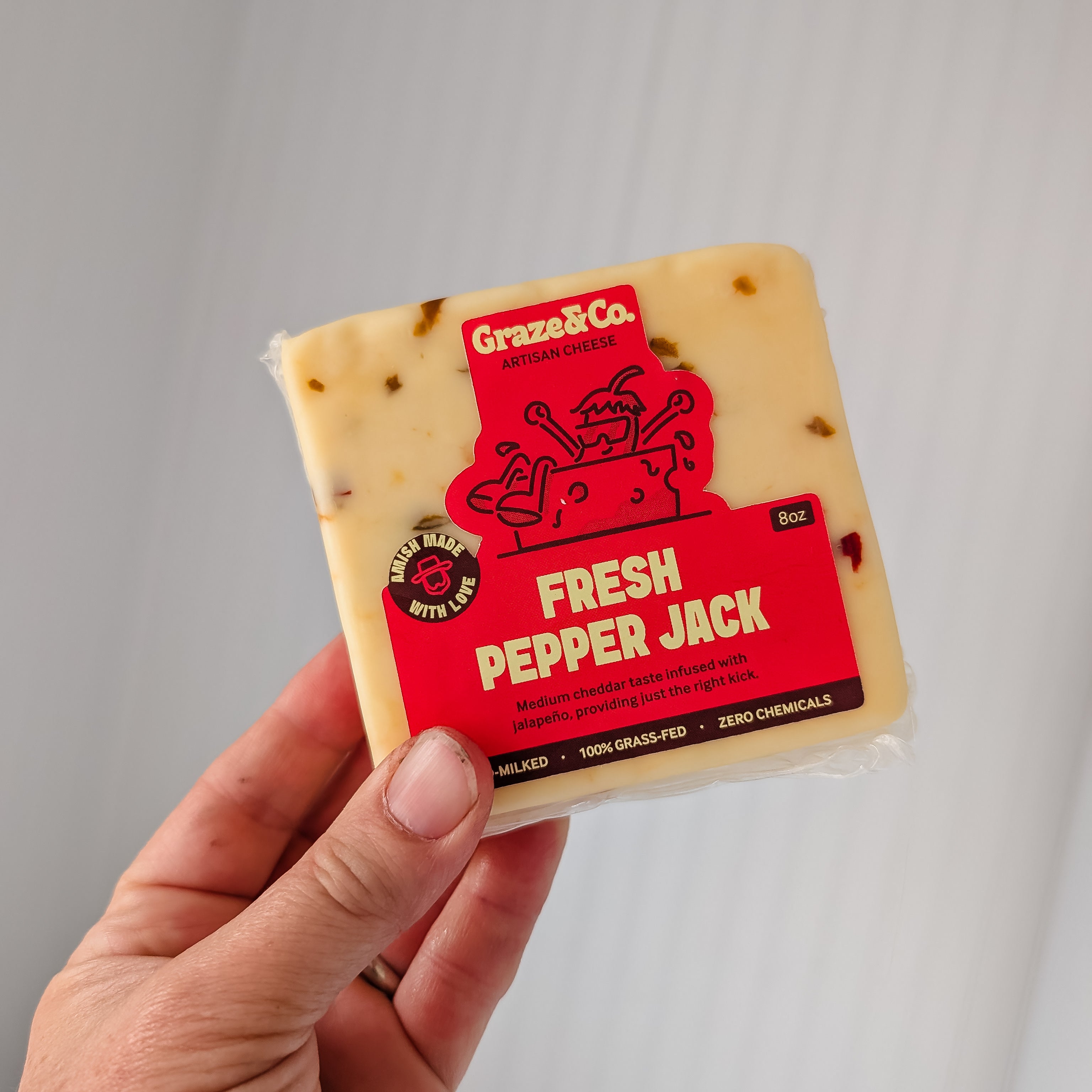 Grass-fed Fresh Pepper Jack