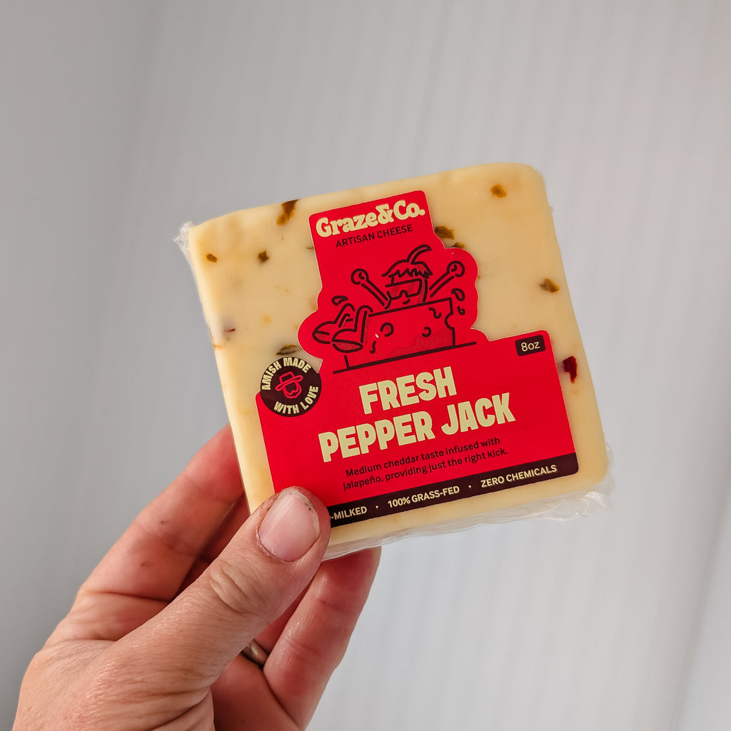 Grass-fed Fresh Pepper Jack