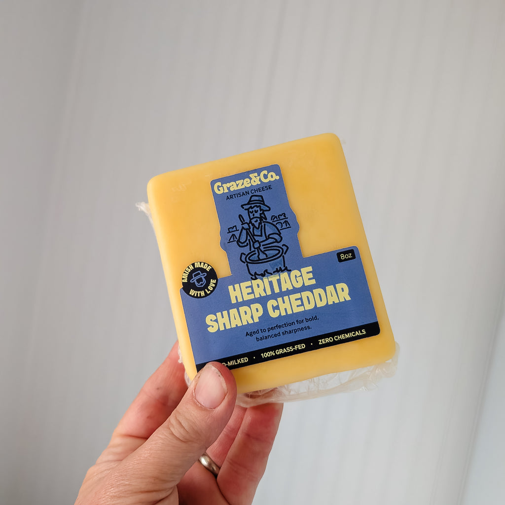 Grass-fed Heritage Sharp Cheddar