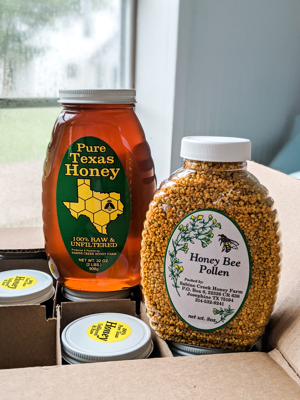 Raw Honey & Bee Pollen