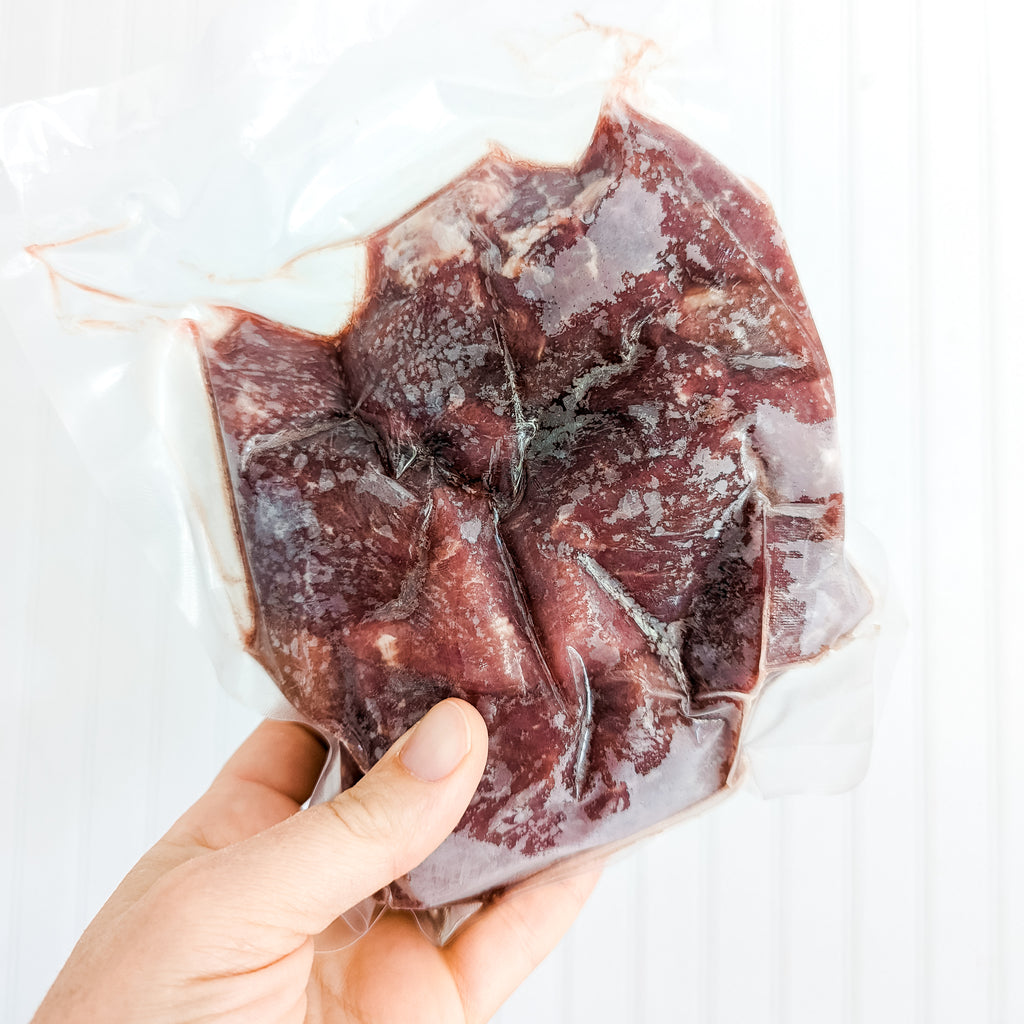 Out Home Farm Beef Stew Meat / Kabob Meat