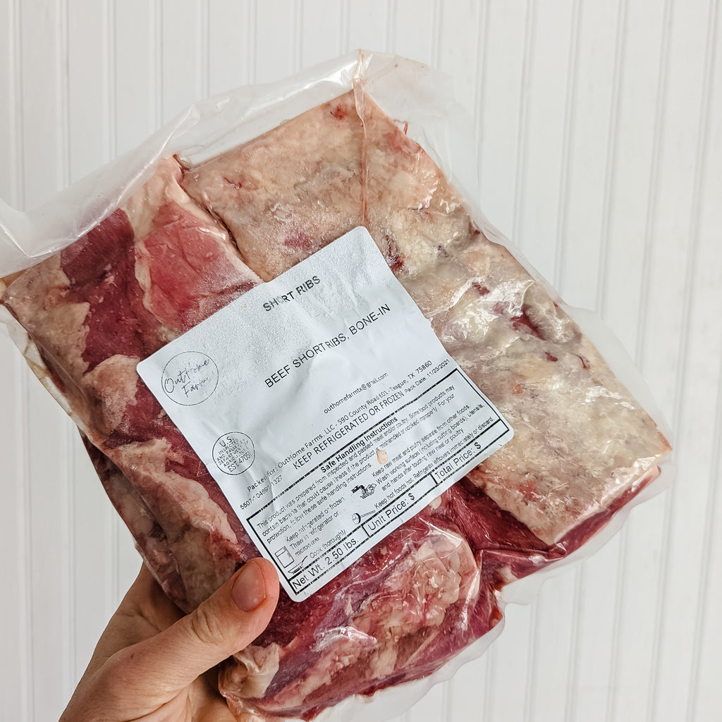 Out Home Farm Beef Short Ribs